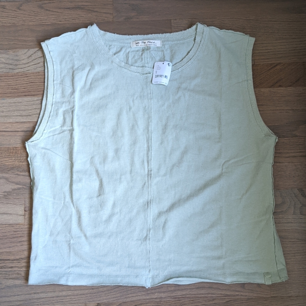 NEW Free People Kacee Muscle Shirt Small